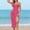 Pink, variant on Daiosportswear Womens Butterfly Swimsuit Cover Up Beachwear Spaghetti Strap Wrap Dress Lightweight Sarong Coverups,Cover-Up for Women Hot Pink M(M)