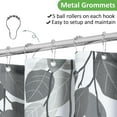 thumbnail image 2 of Silver Gray Botanical Shower Curtain for Bathroom Modern Eucalyptus Shower Curtains Floral Watercolor Natural Bath Curtain Set Light Gray Leaves Spring Garden Plants Bathroom Decor 72x72, 2 of 6