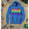 thumbnail image 3 of S4E Men's Pride Flag Life Harmony Spirit Hoodie Sweatshirts X-Large Royal Blue, 3 of 4