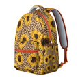 thumbnail image 4 of Watercolor Sunflower Artwork School Backpack Lightweight and Multifunctional Students’s Backpack with Country Farm Theme, 4 of 6