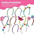 thumbnail image 2 of DIY Hair Accessories Craft Kit for Girls Ages 5-12 - Create Unique Headbands with Satin Bands, Fur Balls & Foam Flowers - Educational Arts and Crafts Set for Creative Play, Fine Motor Skills, 2 of 6