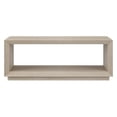 thumbnail image 6 of Evelyn&Zoe Tannen 48" Wide Rectangular Coffee Table, Alder White, 6 of 7