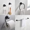 thumbnail image 2 of Kibi Circular 5-Piece Bathroom Hardware Set, 2 of 2
