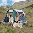 thumbnail image 5 of Pop-up Tent, 3 Person Camping Tent, Instant Portable Beach Tent, Easy Pop Up Shade Tents 2 Doors for Camping Hiking & Traveling with Carrying Bag, 5 of 7