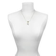 thumbnail image 3 of Delight Jewelry Silvertone Large Initial - Q - Mia Monkey Charm Necklace, 3 of 4