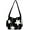 Black, variant on JUYGO Corduroy Shoulder Bag for Women Men Star Print Hobo Crossbody Handbag Purse Cute Messenger Bag