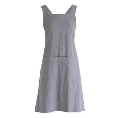 

Linen Back Cooking Apron Suitable for Ladies and Men with Pockets Cute Suitable for Baking Kitchen