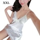 thumbnail image 2 of Qarigey Camisón Sexy Mujer Chica Encaje Cuello En V Ropa De Dormir Vestido Camisón, Negro, M Ropa interior Blanco XXL Qarigey AP001123-08, 2 of 6