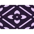 thumbnail image 1 of Ahgly Company Machine Washable Indoor Rectangle Transitional Rich Lilac Purple Area Rugs, 3' x 5', 1 of 7