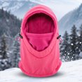 thumbnail image 2 of NOLDARES Kids Balaclava Face Mask, Winter Hat Face Warmer for Cold Weather Ski Mask for Boys Girls(K108-Hot Pink), 2 of 9
