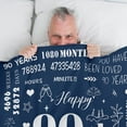 thumbnail image 4 of 90th Birthday Gifts for Men, Men 90th Birthday Decorations, 90th Birthday Gifts for Him, 90 Years Old Happy Birthday Blanket Birthday Gifts Ideas for Dad, Husband, Grandpa, Soft Blanket(30"x40"), 4 of 7