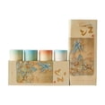 thumbnail image 1 of Juego de té de cerámica Strade Fareast Limited Kung Fu 4 tazas Diseño de montaña, 1 of 8