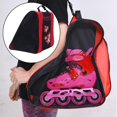 thumbnail image 4 of Bolsa para patines, transpirable, unisex, bolsa de transporte, correa de hombro ajustable, rojo, 4 of 8