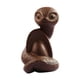 thumbnail image 3 of Estatua de serpiente para mascota de té, bandejas de té, accesorios, regalo de escritorio, colección de decoración de animales Marrón oscuro, 3 of 9
