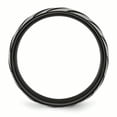thumbnail image 2 of Titanium 6mm Black IP-plated Swirl Brushed & Polished Band, 2 of 11