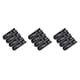 thumbnail image 1 of Wosthever Accesorio de guitarra Diseño único Pieza de repuesto resistente Puentes resistentes al desgaste Sillines Niños Principiantes Negro 4 unids/set Type1 NO1 Wosthever CBP440849, 1 of 6