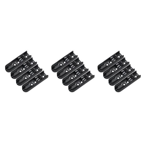Wosthever Accesorio de guitarra Diseño único Pieza de repuesto resistente Puentes resistentes al desgaste Sillines Niños Principiantes Negro 4 unids/set Type1 NO1 Wosthever CBP440849
