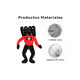 thumbnail image 2 of Peluche Titan Speakerman Juguete Niños Regalo 26cm ROJO NEGRO, 2 of 4