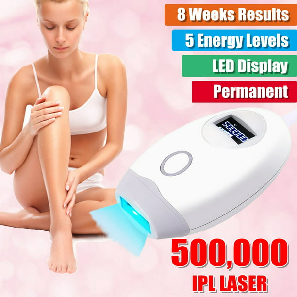 Laser Hair Removal 5 light Energy Levels 500000 Flashes IPL Remover Device  Painless Mini Epilator Household Permanent Professional Shaver For Face Leg  Body Skin 