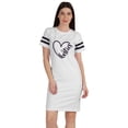 thumbnail image 1 of Inkmeso Besties Tunique Graphique T-Shirts Col Rond Robe Été Manches Courtes Hauts, 1 of 7