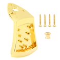 thumbnail image 4 of Hilitand 8-String Mandolin Tailpiece Golden Mandolin Bridge With Screws & Nut For Mandolin Replacement Accessories, 4 of 8