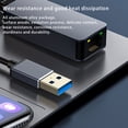 thumbnail image 3 of WINDLAND Ethernet Adapter USB 3.0/ Type C to Gigabit Ethernet RJ45 Lan Converter 1000mbps, 3 of 8