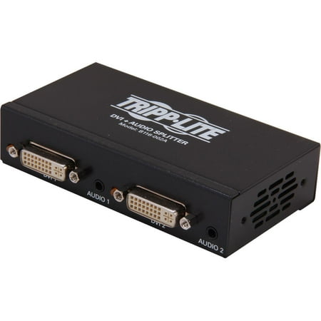 UPC: 0037332156747 | Tripp Lite B116-002A DVI Single Link Video / Audio Splitter/Booster 2-Port