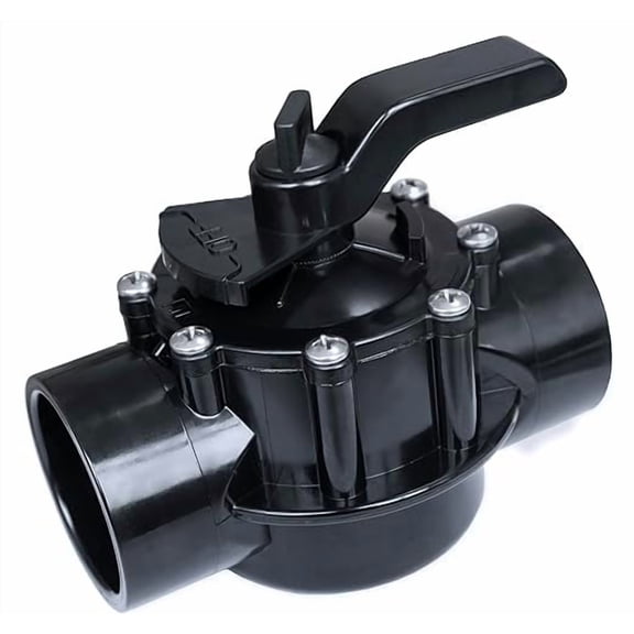 Pool Diverter Valve 2 Way 2 Inch Replacement for Jandy 4716 NeverLube Diverter Valve, 2 to 2-1/2-Inch, 2-Port Positive Seal Non- Lube Valve