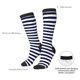 thumbnail image 4 of Balery Navy Blue And White Stripes Calcetines novedosos Calcetines deportivos Calcetines hasta la rodilla Calcetines de algodón Calcetines originales y geniales, 4 of 6