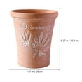 thumbnail image 2 of Relief Clay Flowerpot Household Decorative Planting Pot Terracotta Pot Clay Clay Planter, 2 of 6