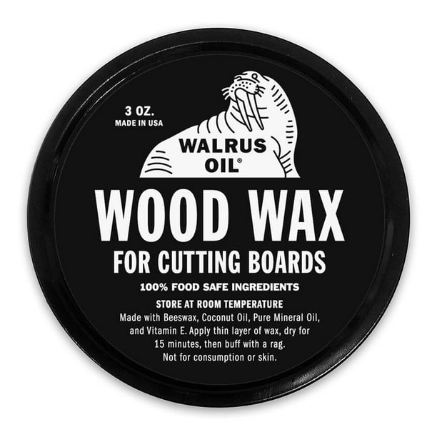 WALRUS OIL 3oz, Wood Wax for Cutting Boards