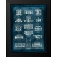 thumbnail image 2 of Schoy 19x24 Black Modern Framed Museum Art Print Titled - Maisons a Paris, 2 of 5