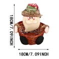 thumbnail image 2 of Festive Christmas Candy Storage with Santa Snowman Design for Holiday Table Decoration and Snack Serving Tray, 2 of 3