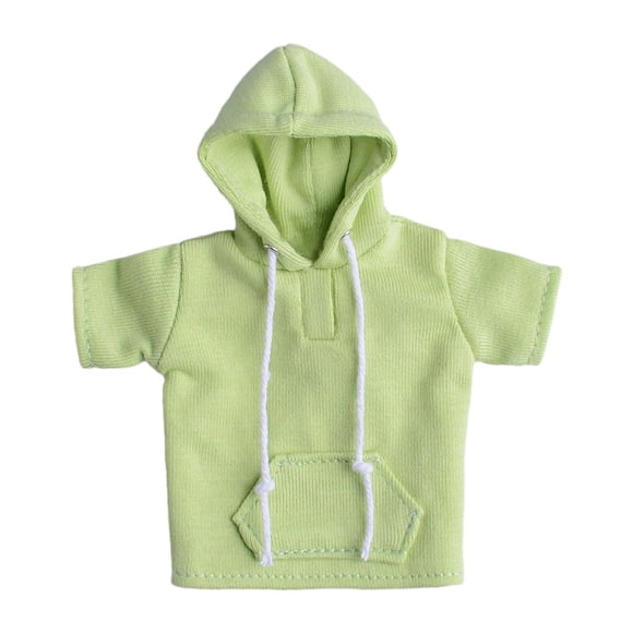 Sudadera con capucha para hombre a escala 1/12, ropa resistente, juguete decorativo para muñeca de 6 pulgadas, ropa de moda. Verde