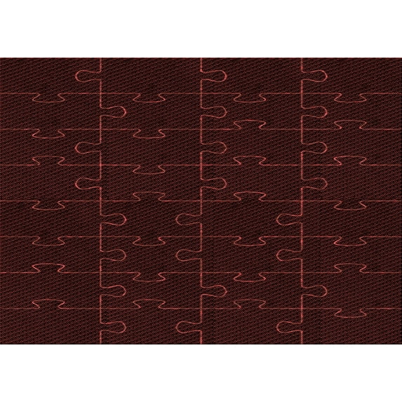 Ahgly Company Indoor Rectangle Patterned Chocolate Brown Area Rugs, 8' x 12'