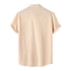 thumbnail image 4 of pstuiky camisetas de hombre, Camisa hawaiana informal de manga corta con cuello vuelto y botones para hombre ropa de hombre xl, 4 of 9