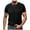 Black, variant on Running Shirts for Men Solid Color Fashion Sporty Knit T-Shirt Short Sleeve Round Neck Top Army Green,M