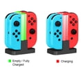thumbnail image 3 of MORESEC under $5 Controller Charging Dock4-Port Charging Station with LED Indicator for Pro Controllers, Simultaneous Charging for Multiple Handles, Compact Design, Powered via USB Cable, 3 of 5