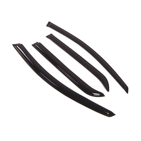 TuningPros Outside Mount Window Visor Deflector Smoke Tinted 4 Pcs Set For 2007-2016 GMC Acadia