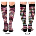 thumbnail image 4 of FORMRS Womens Knee High Socks Casual Long Thick Travel Daily Wear, 1 Pair, Colorful Block Pattern, 4 of 6