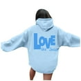 thumbnail image 6 of Christian Hoodies for Women 2025 Love Like Jesus Cute Y2K Graphic Hoodie with Pockets Hooded Sweatshirt Women Pullover, 6 of 7
