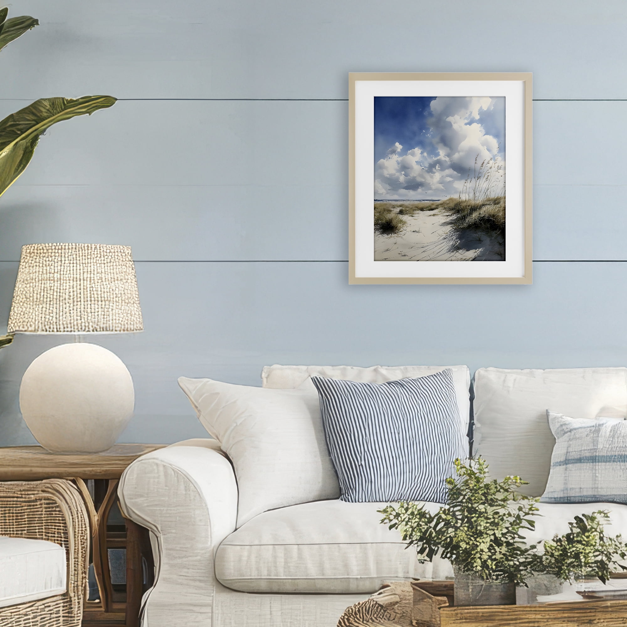 Stupell Industries Dunes In The Sunshine Birch Framed Print Under Glass, design by Franklyn Gregory