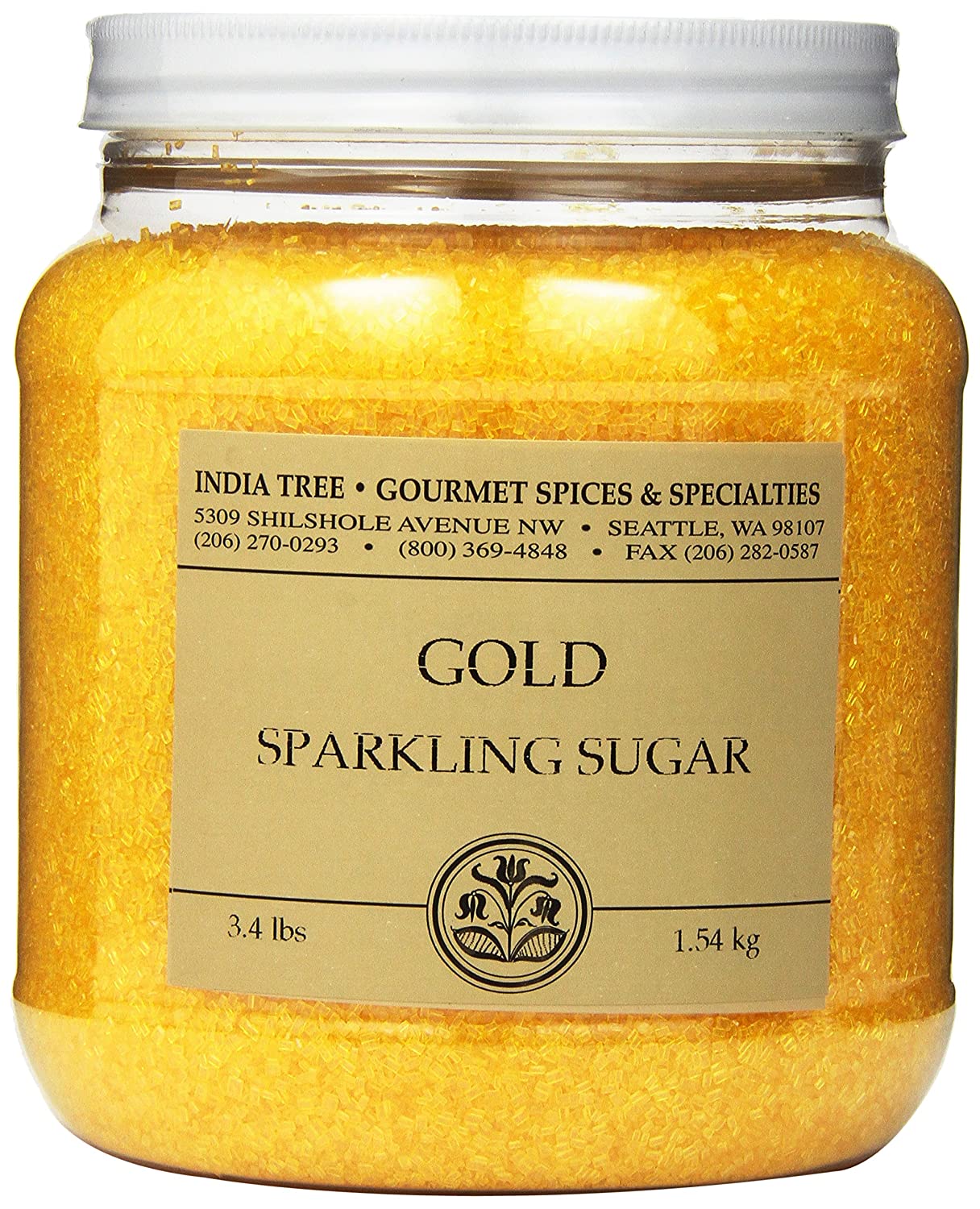 India Tree Star Gold Sparkling Sugar, 3.4 lb (Pack of 2) - Walmart.com