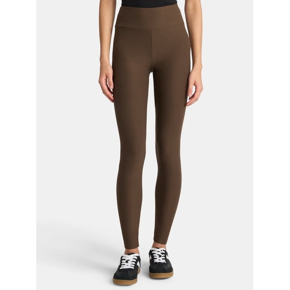 Faux Sueded Ankle Leggings, 27.5”Inseam, 1 or 2-Pack, Women & Women Plus Sizes XXS-4X