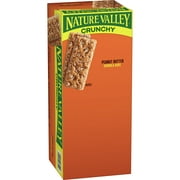 Nature Valley Crunchy Granola Bars, Peanut Butter, 56 Bars, 41.72 OZ (28 Pouches)