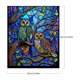thumbnail image 2 of Kit de pintura por números sobre lienzo, arte al óleo artesanal, imagen de búho, decoración de pared del hogar, 50x60cm, 2 of 9
