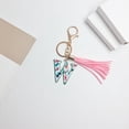 thumbnail image 1 of Llavero con borlas de colores y letras, accesorio de moda, colgante popular para bolso, 1 of 1