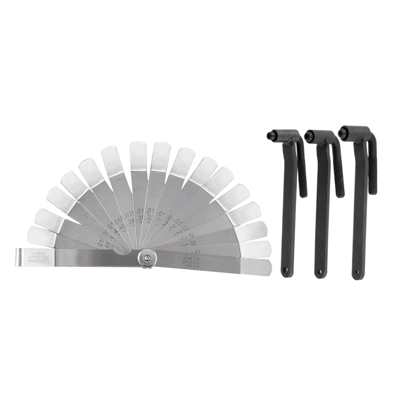 Dickly Feeler Gauge Double Reading Combination Measuring Tool Portable Professional Style B