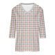 thumbnail image 5 of mfyjkho Tops Para Salir, Camiseta Holgada Informal Con Cuello Redondo Y Mangas Tres Cuartos Y Tres Cuartos Para Mujer Con Estampado Navideño Tops Para Salir Para Mujer M, 5 of 5