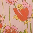 thumbnail image 2 of 16"x16" Simply Daisy Bold Flower Garden Poly Accent Pillow, Orange Qty 1, 2 of 5